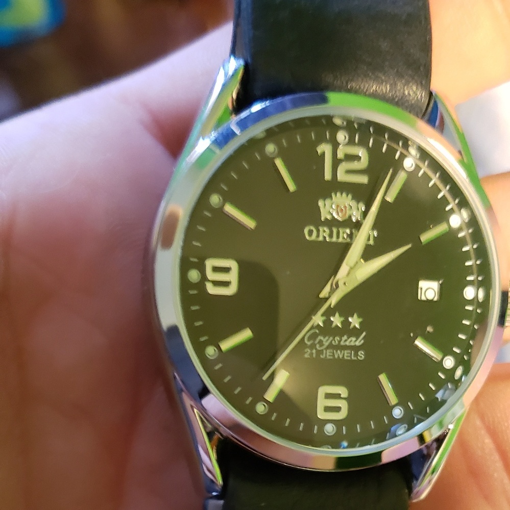 Automatic Orient tri star watch